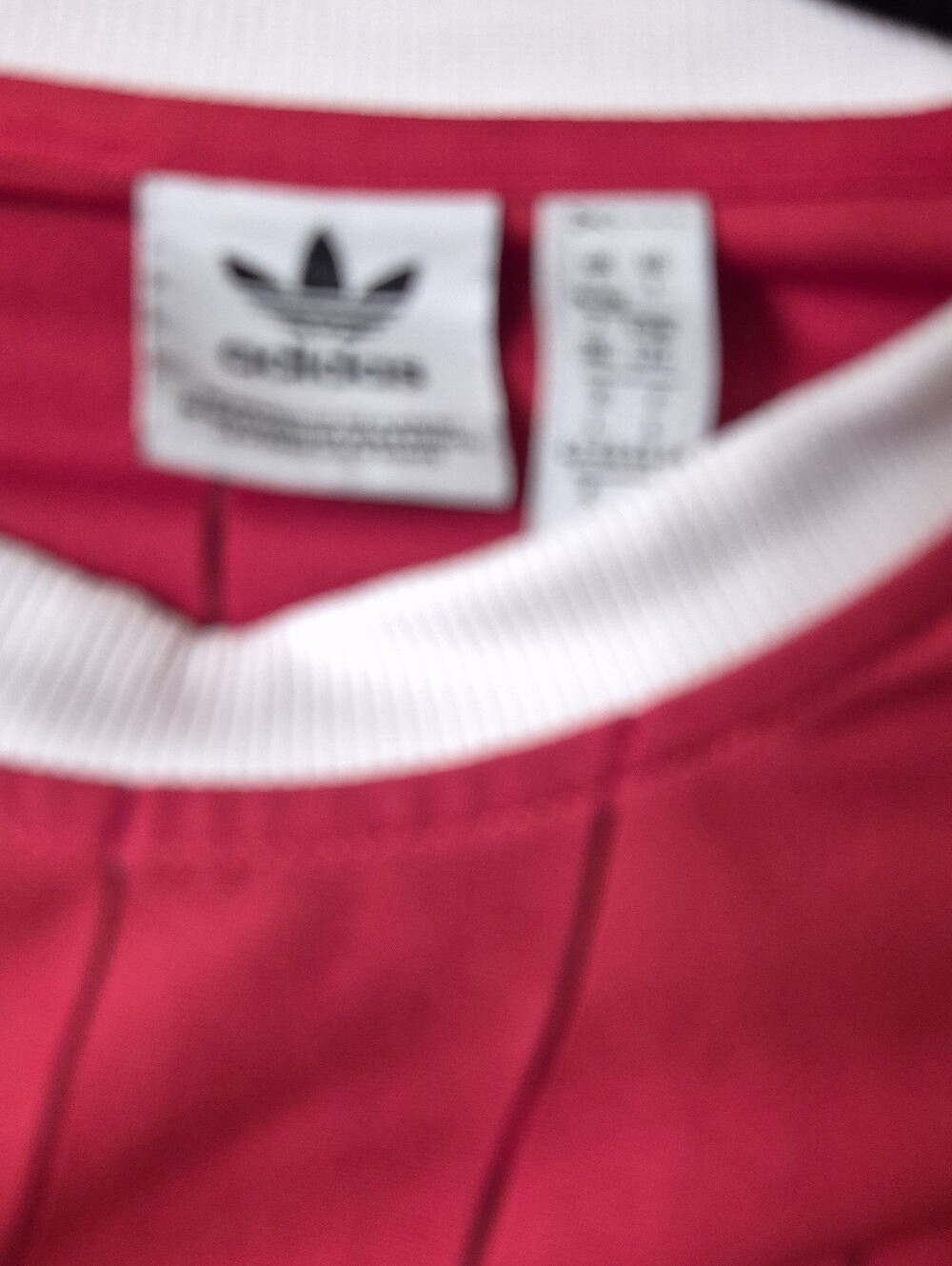 Ladies Red Adiddas Top - Picture 3 of 5